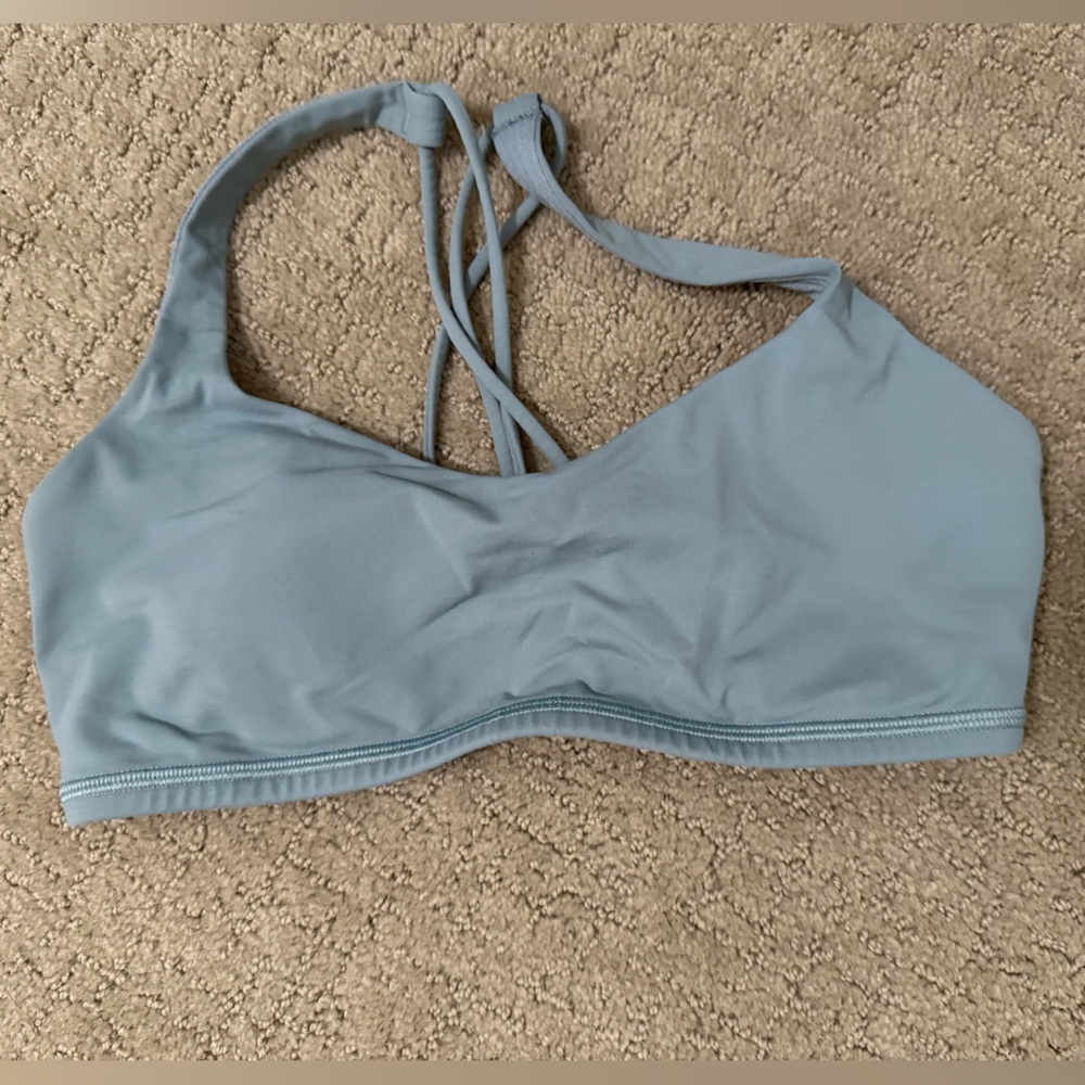 Lululemon free to be blue sportsbra in size 6